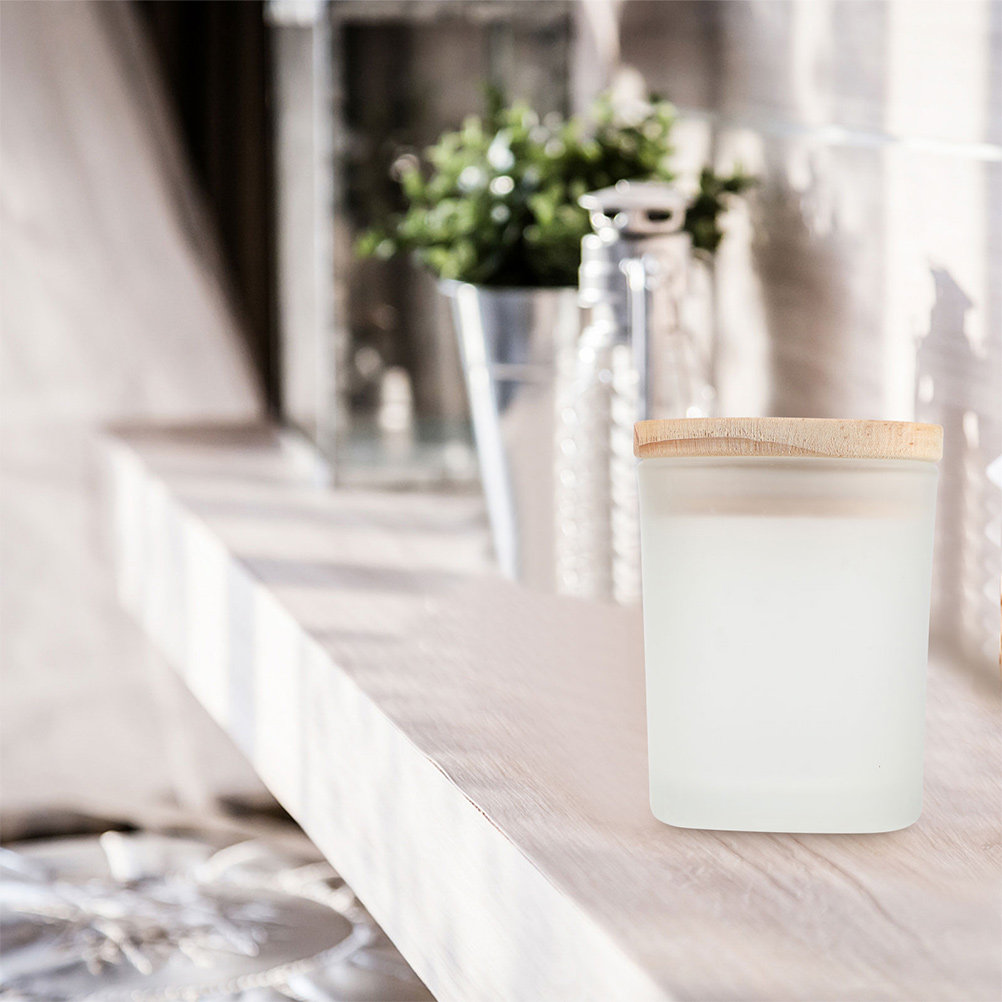 Candle Making Jars With Lids - Thick Glass Making Jar with Rustic