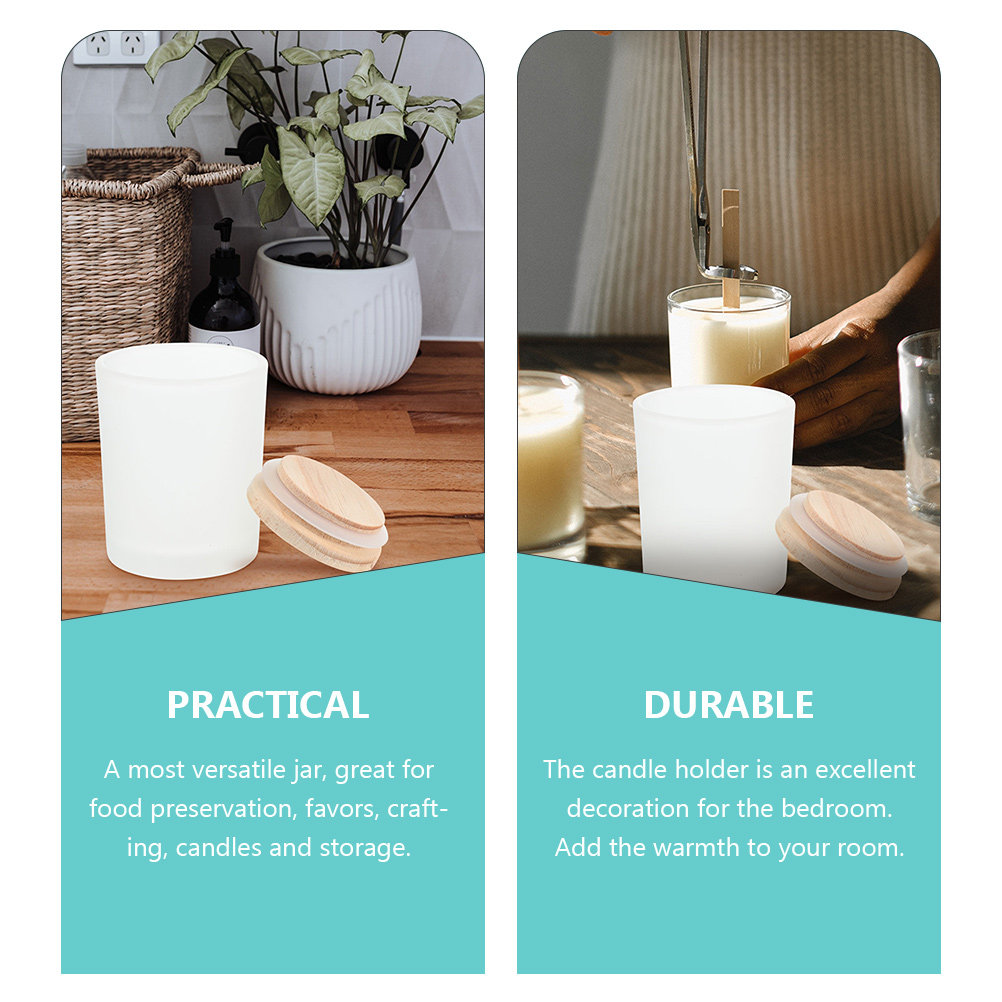 Thick Glass Making Jar with Ru - огляд і ціна Candle Making Jars With Lids