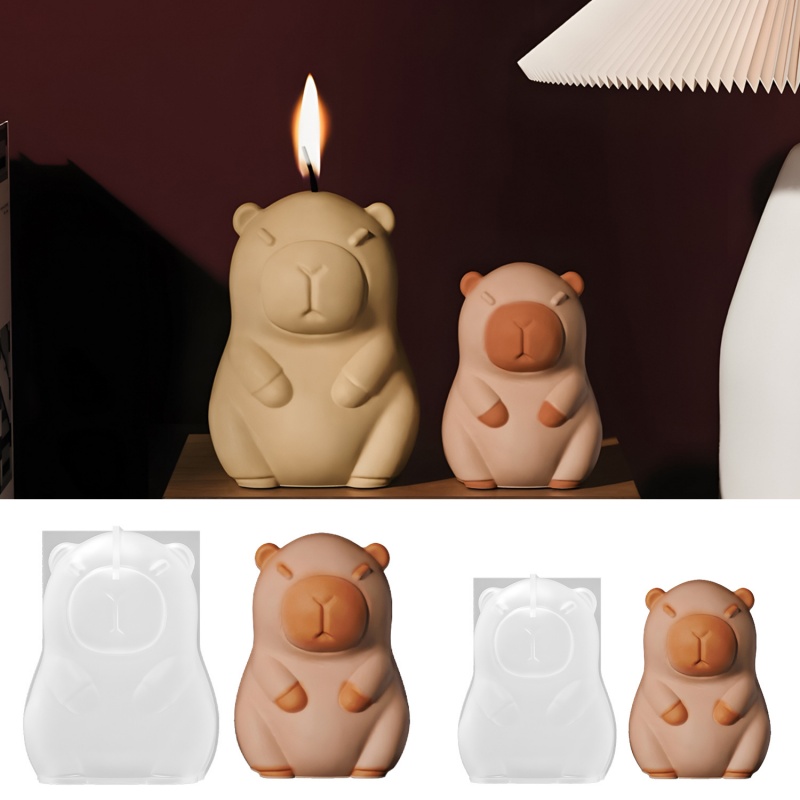 Capybara Pudding Baking Silico - огляд і ціна Candle Making Tutorial