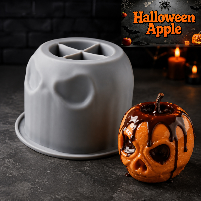 Halloween skull apple silicone - огляд і ціна Candle Making Tutorial