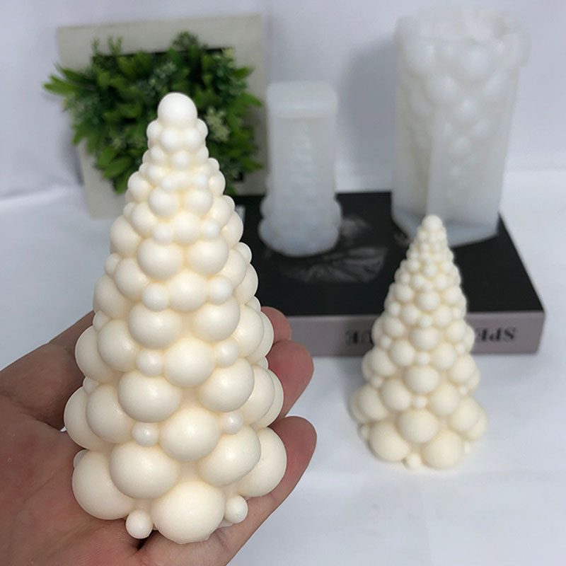 3D Bubble Christmas Tree Silic - огляд і ціна Candle Making Kits