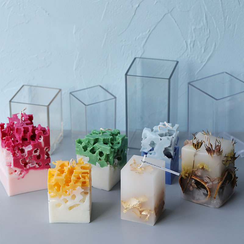 3D Square Rectangle Column Can - огляд і ціна Candle Making Kits