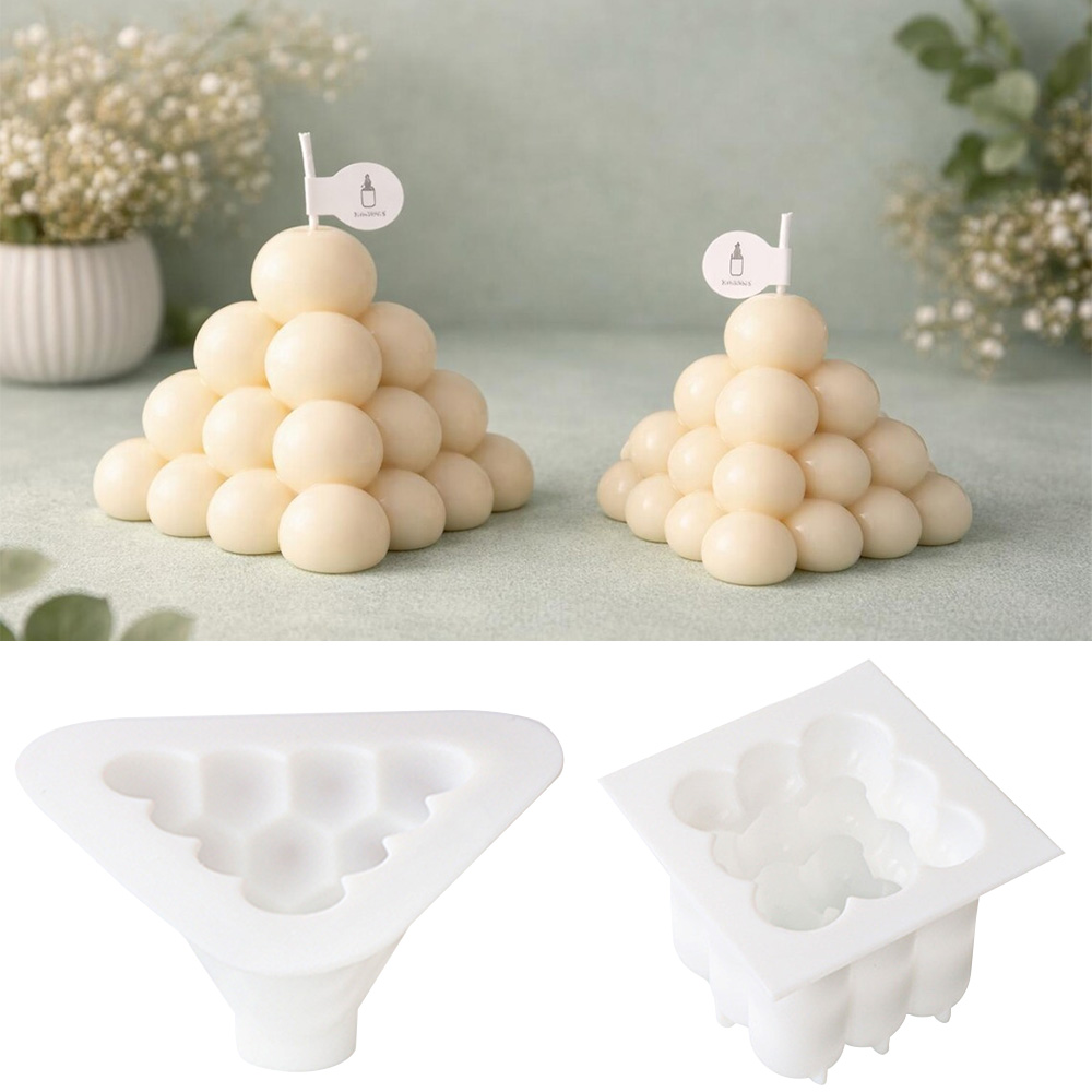 3D Bubble Cube Silicone Candle - огляд і ціна Candle Making Kits